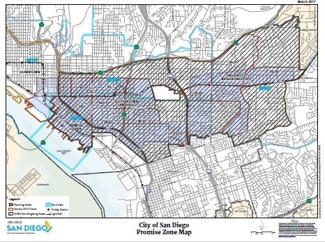 SDPZ Map with Zip Codes, Community Planning Areas, Census Tracts and CDBG Geo-Tracking Areas