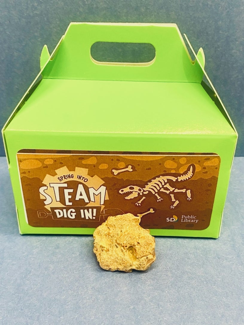 Spring into STEAM Dig In Prehistoric Amber activity kit