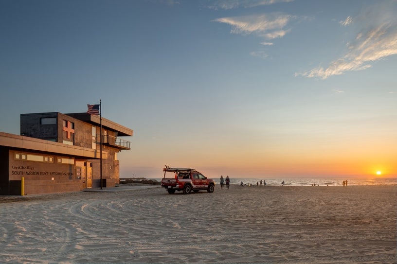 south mission beach lifeguard tower