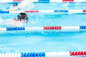 Photo of Swimmer at Swim Meet