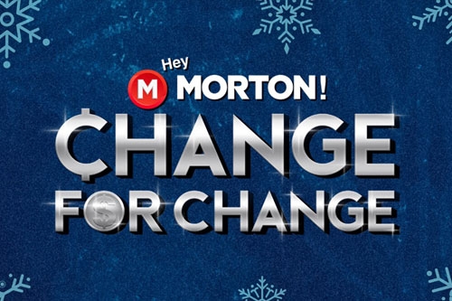 Hey Morton! Change for Change