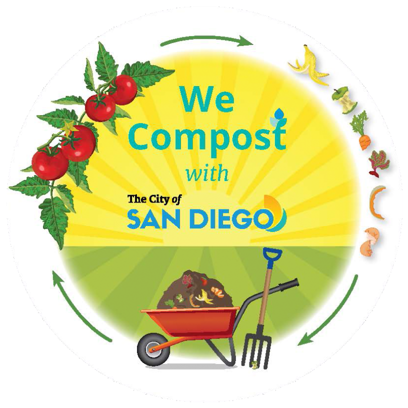 We Compost seal