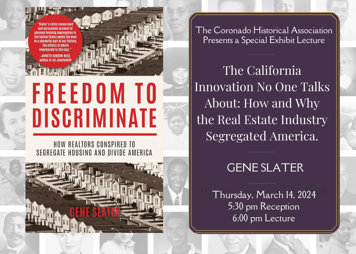 Gene Slater Lecture, Coronado Historical Association