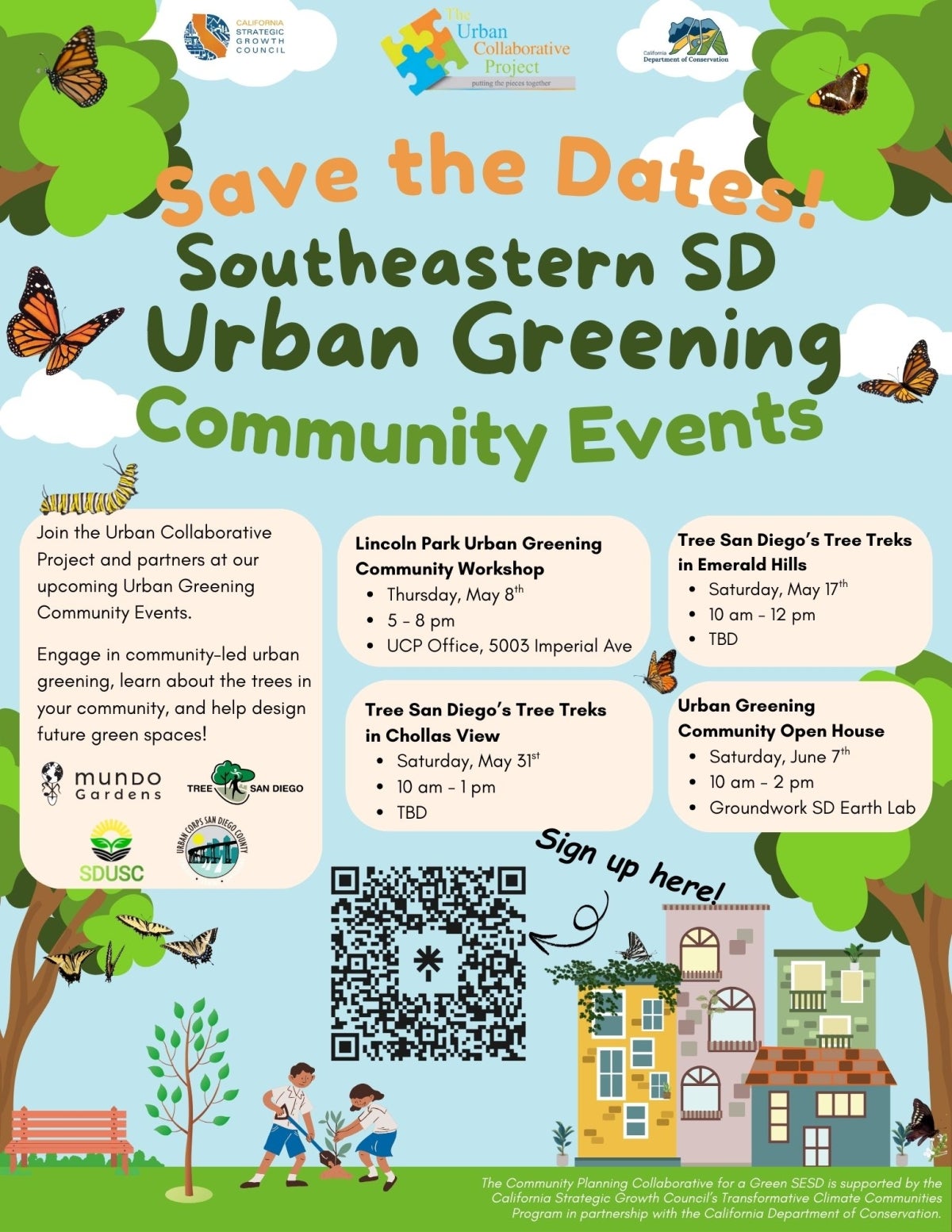Urban Greening Equity Workshop flyer