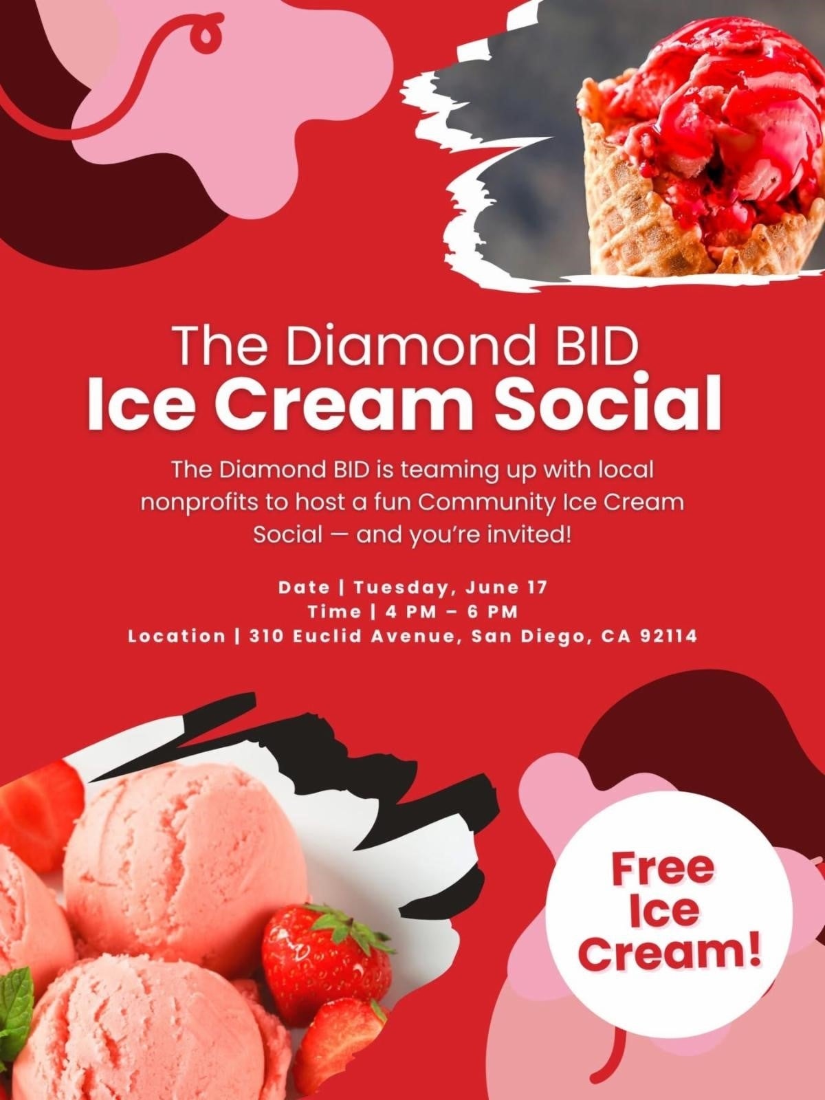 The Diamond BID Ice Cream Social