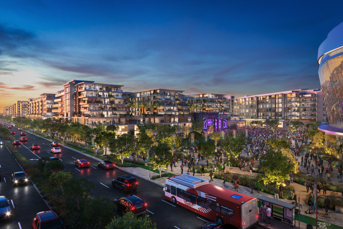 Sports Arena Redevelopment rendering