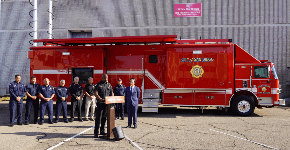 photo of SDFD Fire Engine