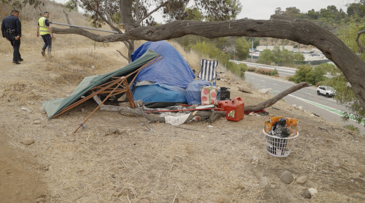 homeless encampment