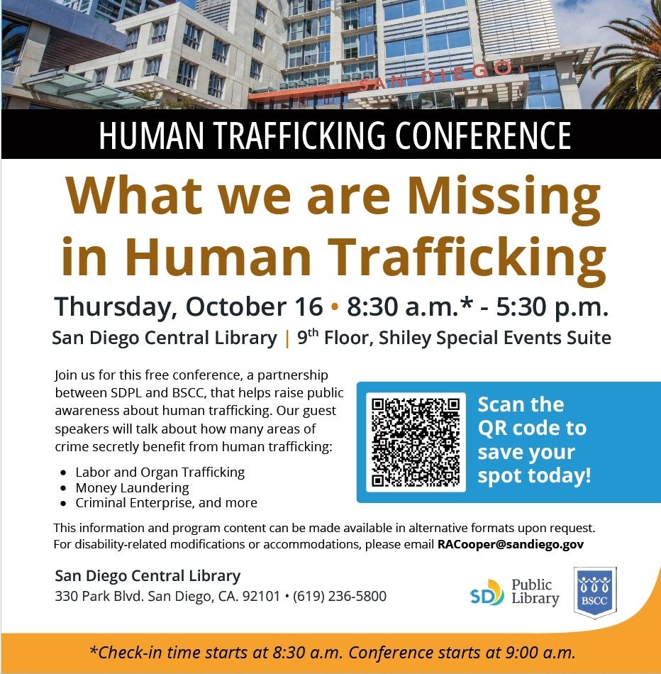 Flyer with conference information
