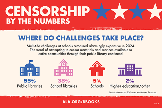 Censorship by the Numbers: Books and beyond information sheet.