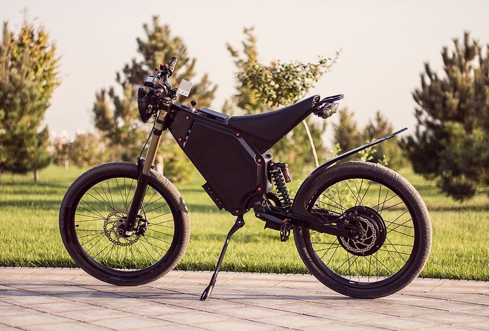 photo of e-motorcycle