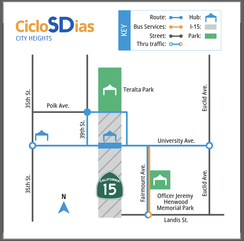 Ciclosdias Map