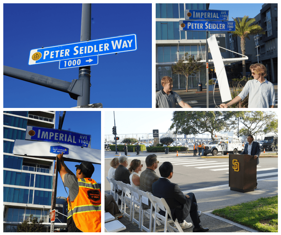 Peter Seidler Way street signs