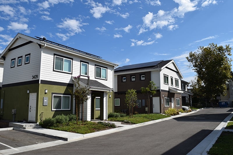 Two story small rental home