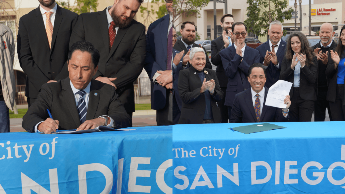 Mayor signs community plan updates