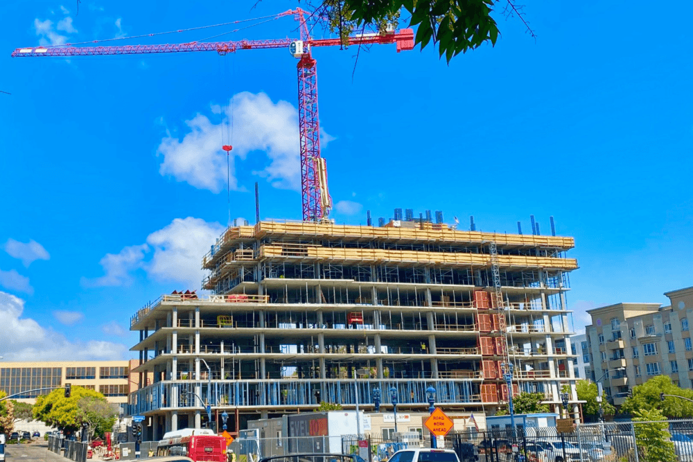 New building under construction