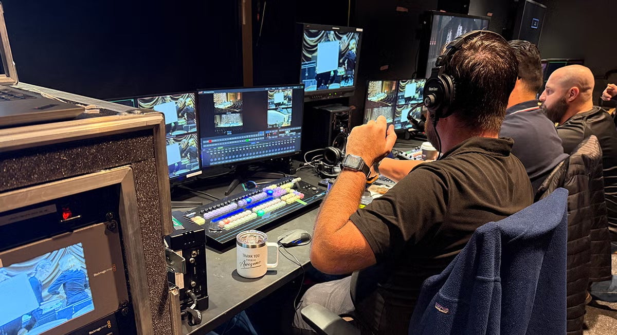 CityTV editing bay and crew