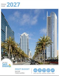 FY 2027 Draft Budget  cover page