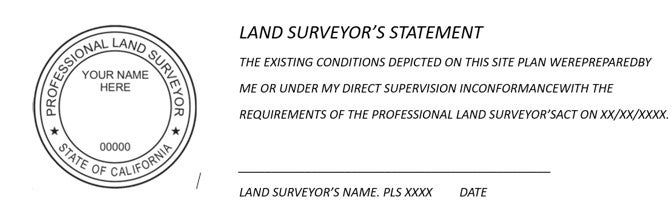 land surveyor signature
