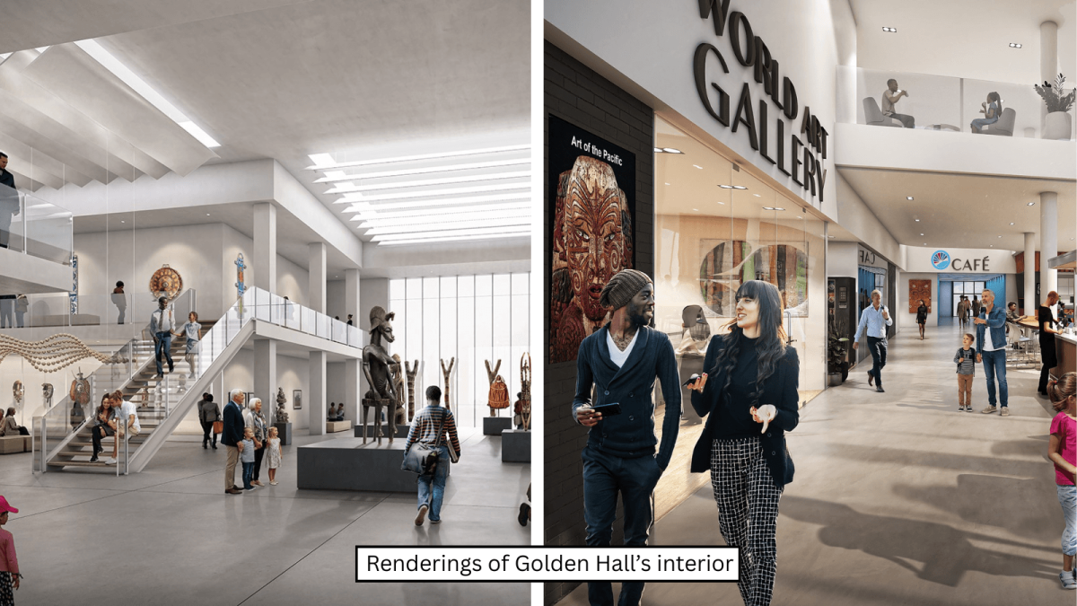 Golden Hall renderings