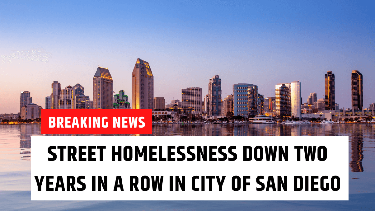 Homelessness Down