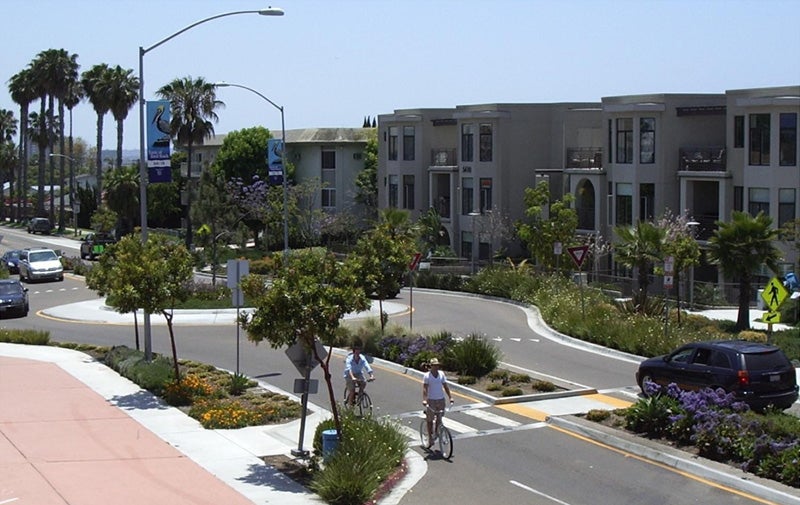 Roundabout in Bird Rock