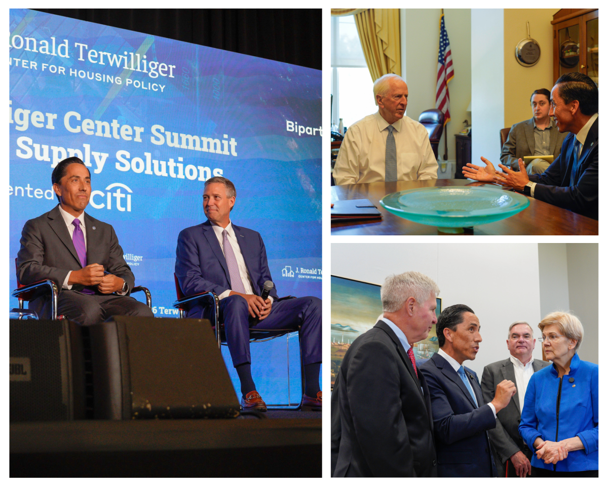 photo collage of Mayor Gloria's Washington D.C. trip