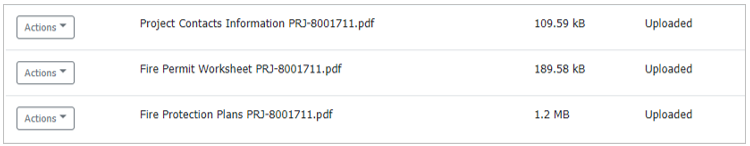 A screenshot showing where the attachments for this project will be displayed.