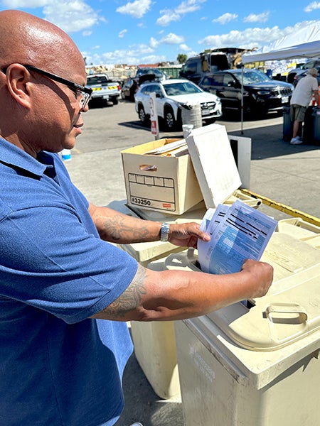 document shredding event