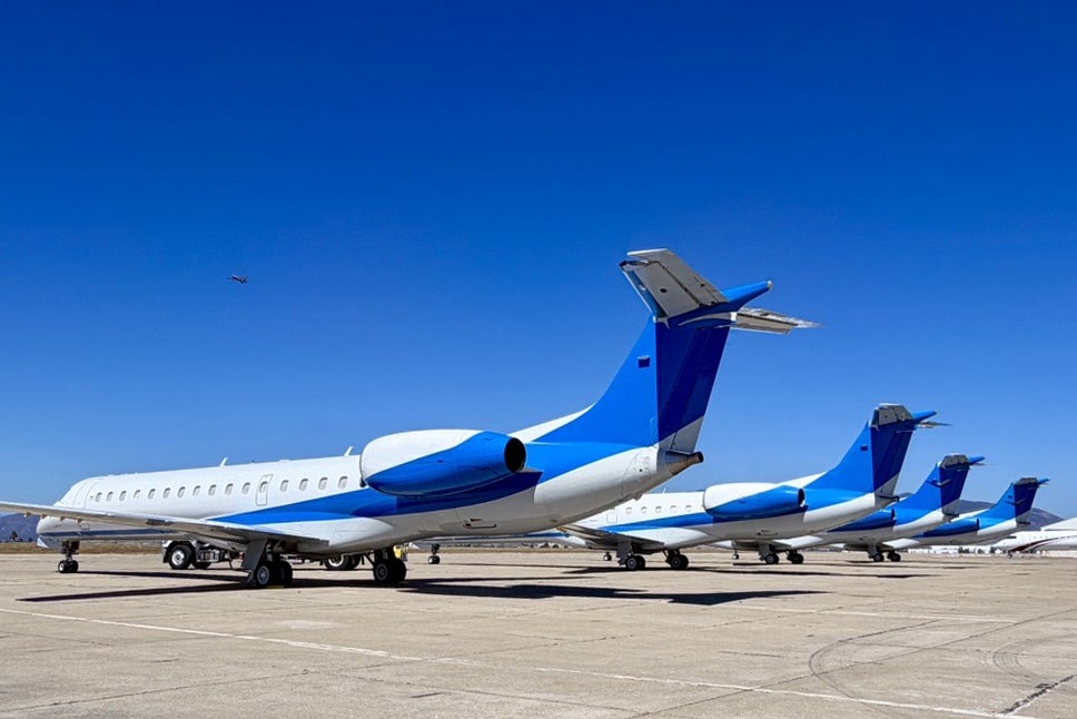This is a photo of airplanes at Brown Field Airport.