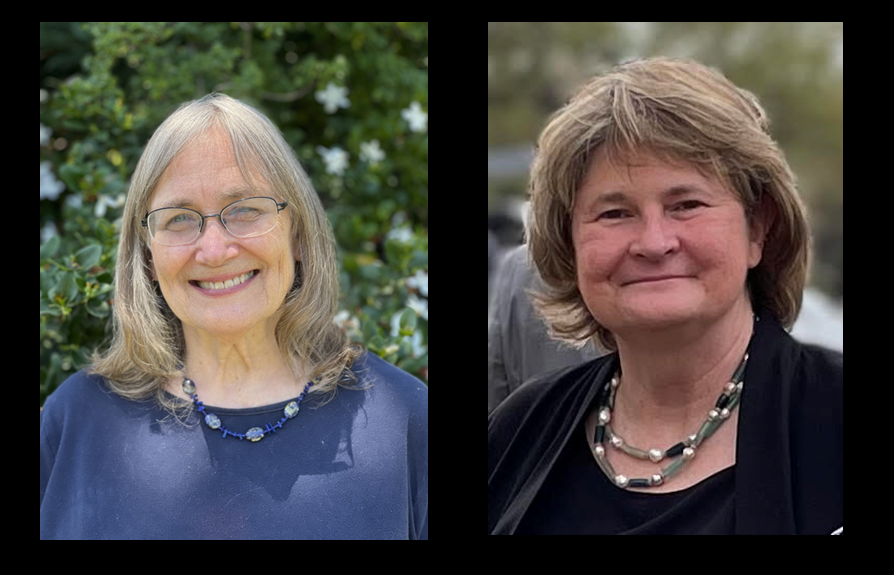 Publicity photos, headshot images of Dr. Follingstad and Dr. Kay Etheridge  