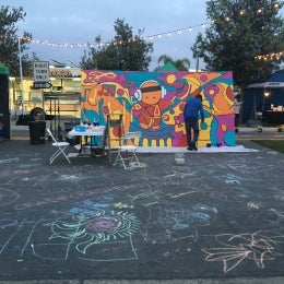 Placemaking Chalk Art