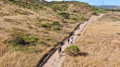 People walking on a trail