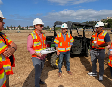 Mission Valley construction job site