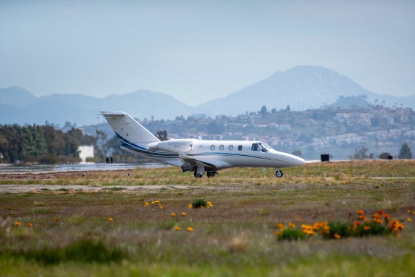 This is a photo of Montgomery-Gibbs Executive Airport.