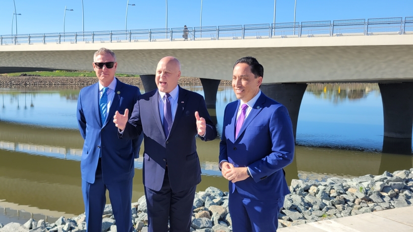 Mayor Gloria, Federal Leaders Announce Completion of Landmark West Mission Bay Drive Bridge