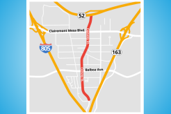 map that highlights where convoy will be resurfaced