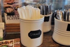 Self-service utensil station