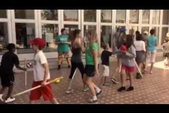 Kids Play Quidditch at the Library