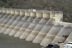 Repair Work at Hodges Reservoir Dam 2022 - August Update