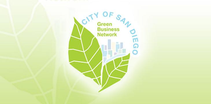 Photo of Downtown San Diego Skylilne with Green Overlay