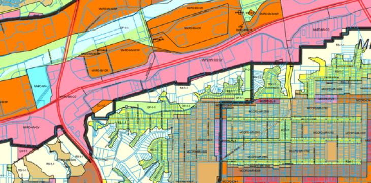 Graphic of Zoning Map