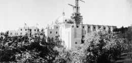 Scafolding Construction of the Tower of the Palace of Science c1911