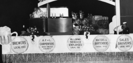 1949 Fiesta Bahia Float - San Diego AFL Brewery Affiliates