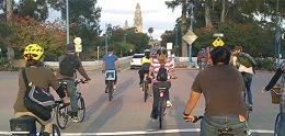 Bicycling in Balboa Park