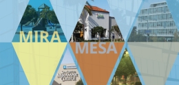 Mira Mesa Community Plan Update Draft Brochure Cover