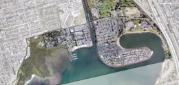 Street map of De Anza Cove