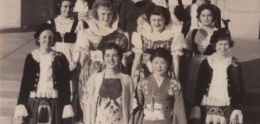 1935-36 California Pacific Exposition&#44; Girls in International Dress
