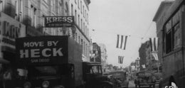 1941 on Fifth Avenue&#44; Looking North at C Street