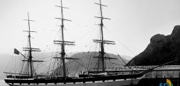 Euterpe (Star of India) at Port Charles in Dunedin&#44; New Zealand 